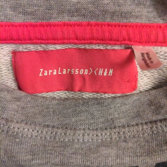 Zara Larsson x HM Cats against cat calling crop sweatshirt - Picture 2 of 4